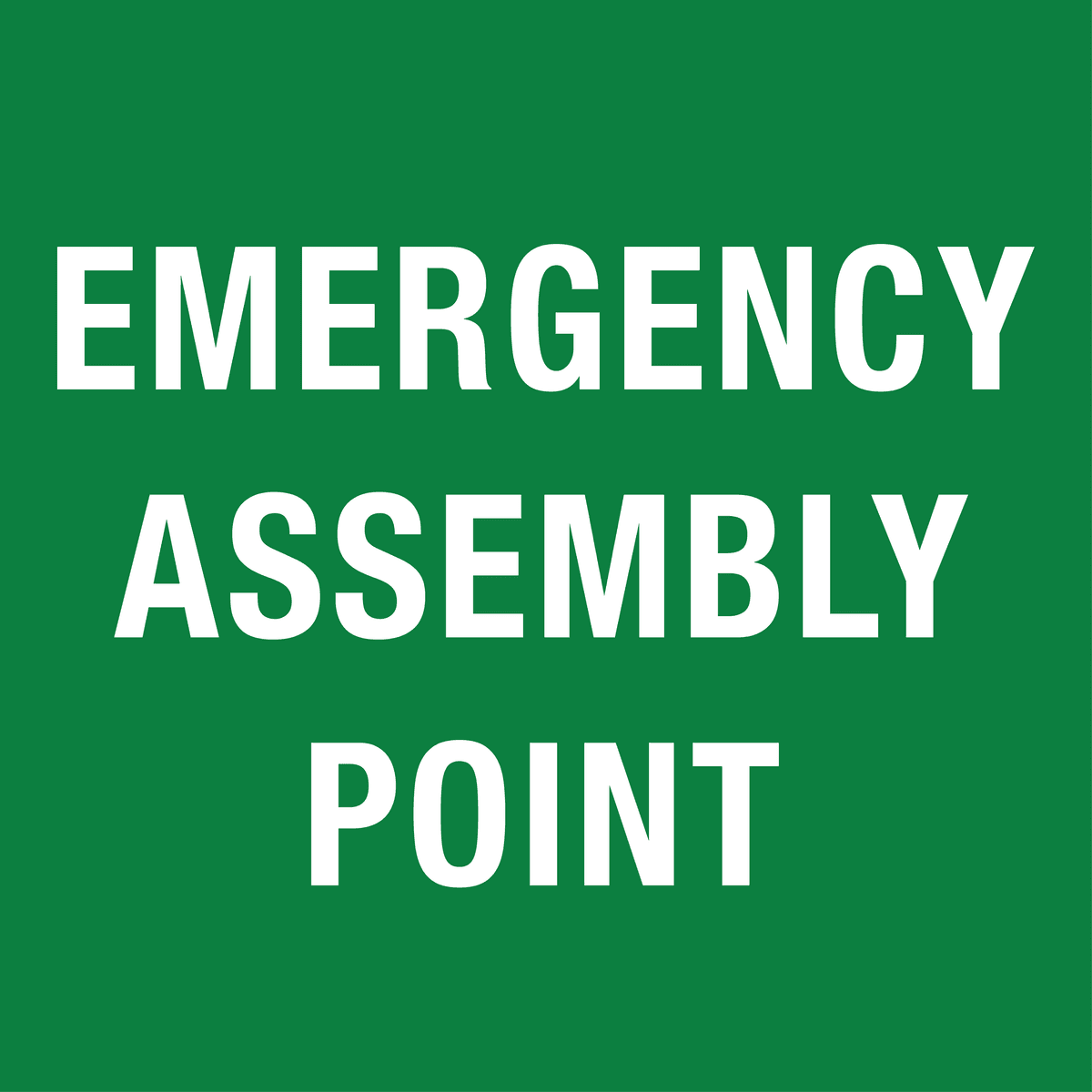 Safe Conditions & Emergency Signs