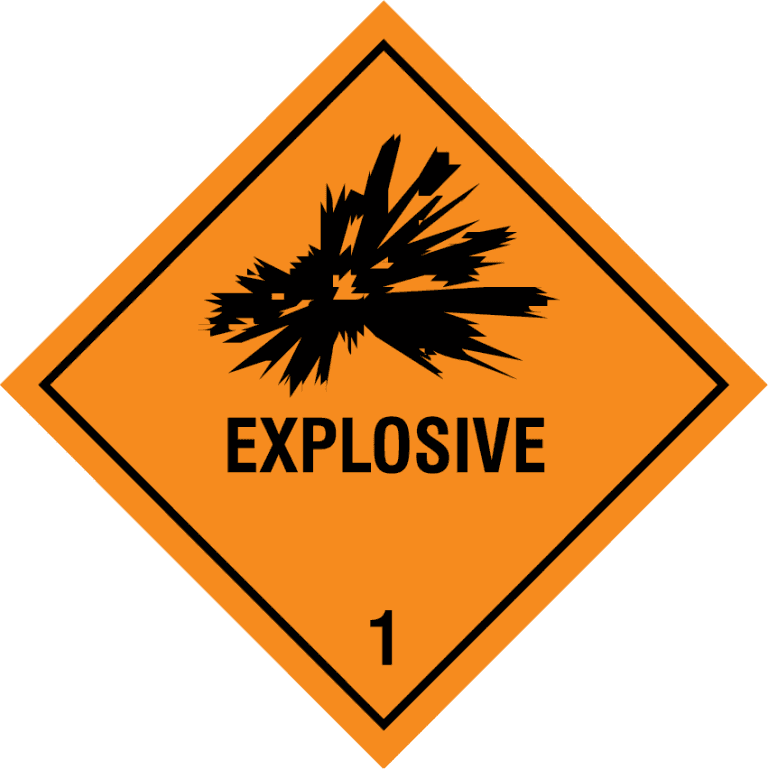 Hazchem Storage Banner and Diamond Signs